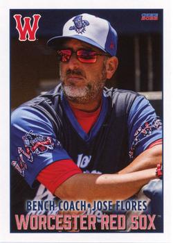2022 Choice Worcester Red Sox #42 Jose Flores Front