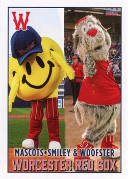 2022 Choice Worcester Red Sox #45 Smiley & Woofster Front