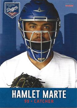 2022 Choice Oklahoma City Dodgers #14 Hamlet Marte Front