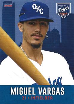 2022 Choice Oklahoma City Dodgers #24 Miguel Vargas Front
