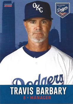 2022 Choice Oklahoma City Dodgers #28 Travis Barbary Front