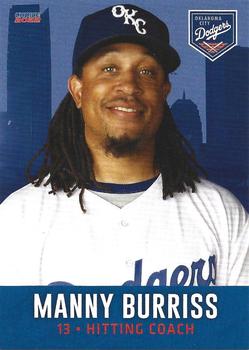 2022 Choice Oklahoma City Dodgers #29 Manny Burriss Front