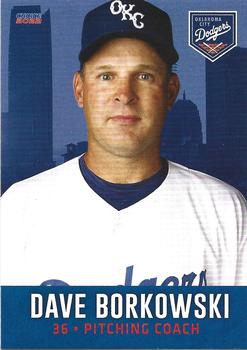 2022 Choice Oklahoma City Dodgers #30 Dave Borkowski Front