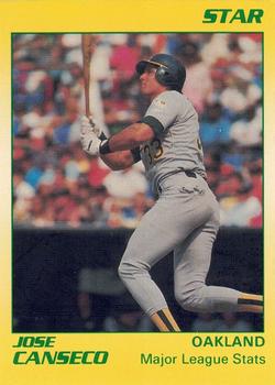 1990 Star Jose Canseco (Yellow) - Glossy #3 Jose Canseco Front