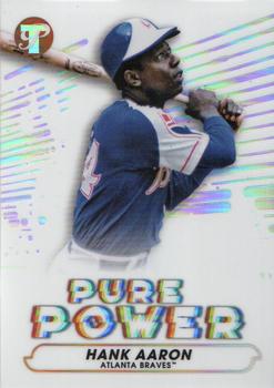2022 Topps Pristine - Pure Power #PP-12 Hank Aaron Front