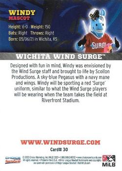 2022 Choice Wichita Wind Surge #30 Windy Back