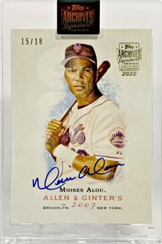2022 Topps Archives Signature Series Retired Player Edition - Moises Alou #313 Moises Alou Front