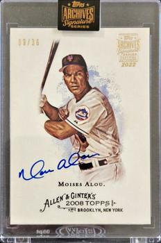 2022 Topps Archives Signature Series Retired Player Edition - Moises Alou #181 Moises Alou Front