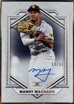 2022 Topps Definitive Collection - Framed Autograph Collection #DCFA-MMA Manny Machado Front