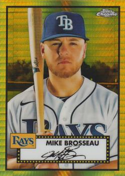 2021 Topps Chrome Platinum Anniversary - Prism Gold #416 Mike Brosseau Front