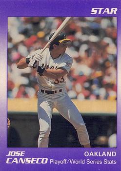 1990 Star Jose Canseco (Purple) - Glossy #5 Jose Canseco Front