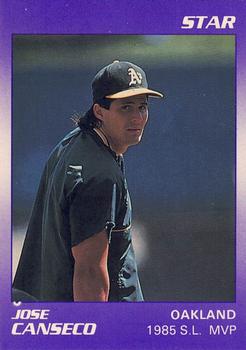 1990 Star Jose Canseco (Purple) - Glossy #6 Jose Canseco Front