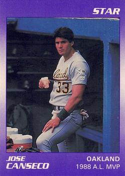 1990 Star Jose Canseco (Purple) - Glossy #8 Jose Canseco Front