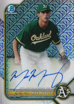 2022 Bowman - Chrome Prospect Autographs Mojo Refractor #BMA-MM Max Muncy Front