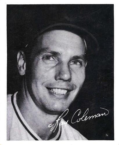 1956 Omaha Cardinals Photocards #NNO Ray Coleman Front