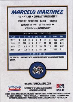 2022 Choice Omaha Storm Chasers #NNO Marcelo Martinez Back