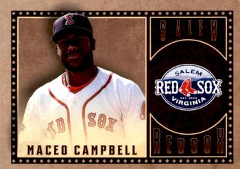 2022 Choice Salem Red Sox #04 Maceo Campbell Front