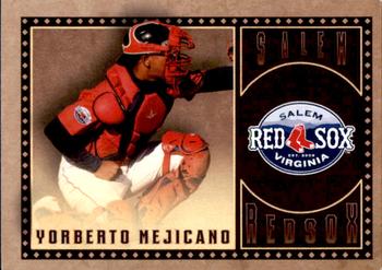 2022 Choice Salem Red Sox #19 Yorberto Mejicano Front