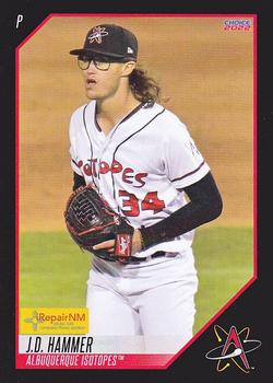 2022 Choice Albuquerque Isotopes #13 JD Hammer Front