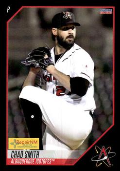 2022 Choice Albuquerque Isotopes #27 Chad Smith Front