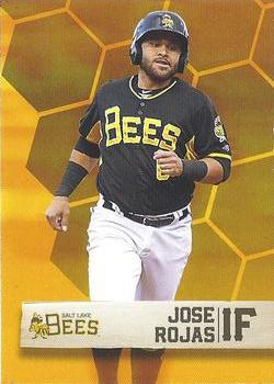 2019 Choice Salt Lake Bees #26 Jose Rojas Front