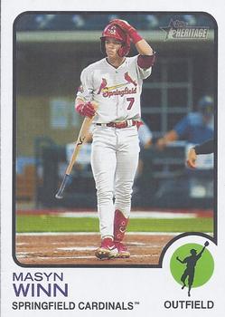 2022 Topps Heritage Minor League #127 Masyn Winn Front