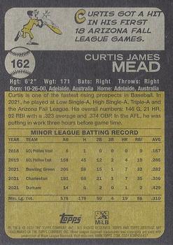 2022 Topps Heritage Minor League #162 Curtis Mead Back