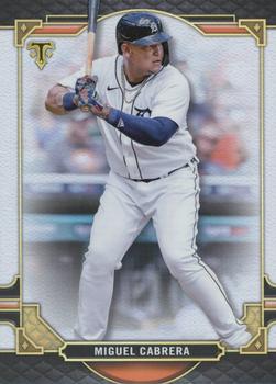 2022 Topps Triple Threads #38 Miguel Cabrera Front