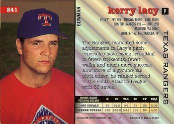 1994 Bowman #241 Kerry Lacy Back