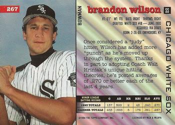 1994 Bowman #267 Brandon Wilson Back