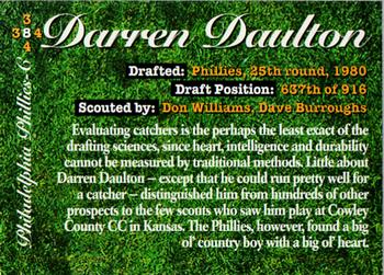 1994 Bowman #384 Darren Daulton Back