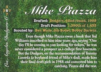 1994 Bowman #387 Mike Piazza Back