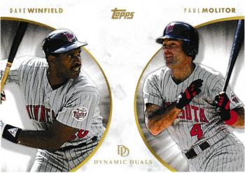 2022 Topps Dynamic Duals #8 Dave Winfield / Paul Molitor Front