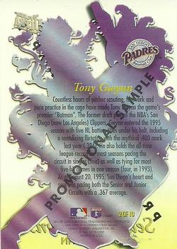1996 Ultra - Promotional Samples #2 Tony Gwynn Back