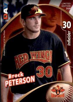 2009 DAV Minor League #315 Brock Peterson Front