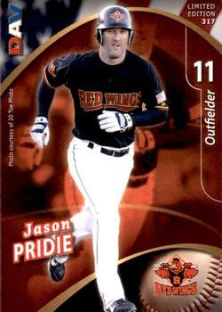 2009 DAV Minor League #317 Jason Pridie Front