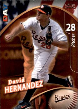 2009 DAV Minor League #2 David Hernandez Front