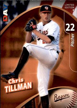 2009 DAV Minor League #6 Chris Tillman Front