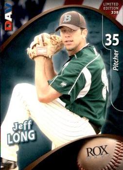 2009 DAV Minor League #338 Jeff Long Front
