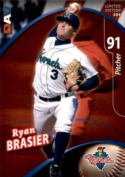 2009 DAV Minor League #204 Ryan Brasier Front