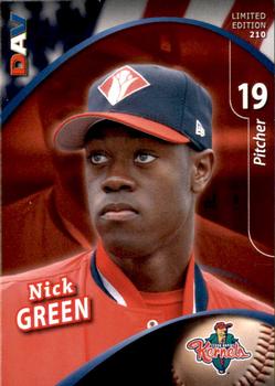 2009 DAV Minor League #210 Nick Green Front