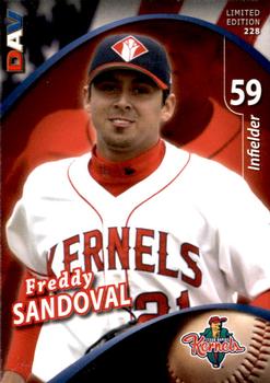 2009 DAV Minor League #228 Freddy Sandoval Front