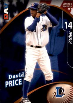 2009 DAV Minor League #454 David Price Front