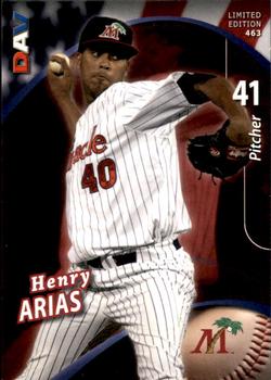 2009 DAV Minor League #463 Henry Arias Front