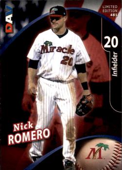 2009 DAV Minor League #481 Nick Romero Front