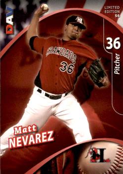 2009 DAV Minor League #56 Matt Nevarez Front