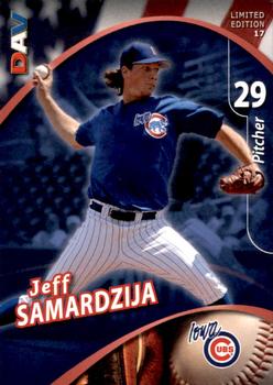 2009 DAV Minor League #17 Jeff Samardzija Front