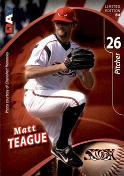 2009 DAV Minor League #84 Matt Teague Front