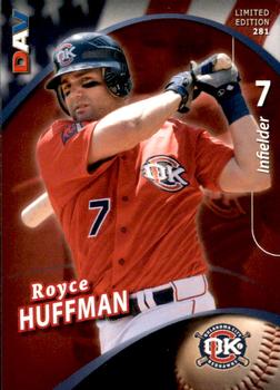 2009 DAV Minor League #281 Royce Huffman Front