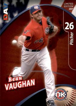2009 DAV Minor League #287 Beau Vaughan Front